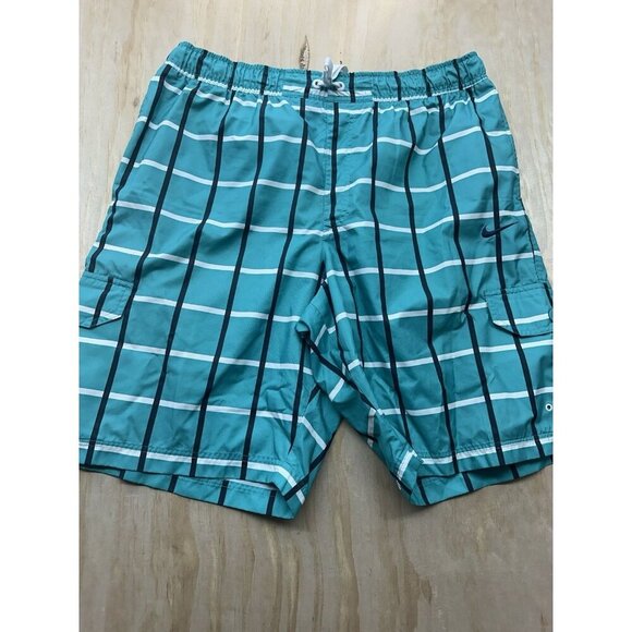 Nike Men’s Swim Trunks XXL Blue Green - Picture 1 of 6